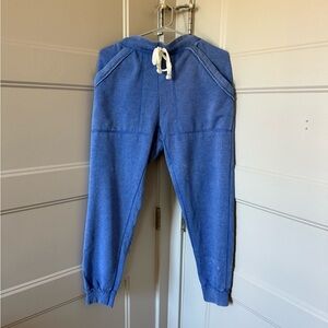 Fleece lined distressed vintage style jogger sweats